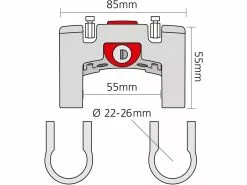 Klickfix Lenker Adapter Standard Mit Schloss -Günstiges Fahrradgriffe Geschäft 12acbd48 2280 4192 935d 503e3bae3dda