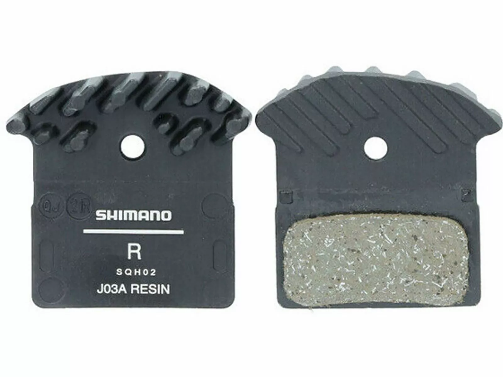 Shimano J03A-RF Kunstharz Scheibenbremsbelag Mit Kühllamellen 3 Shimano J03A-RF Kunstharz Scheibenbremsbelag Mit Kühllamellen