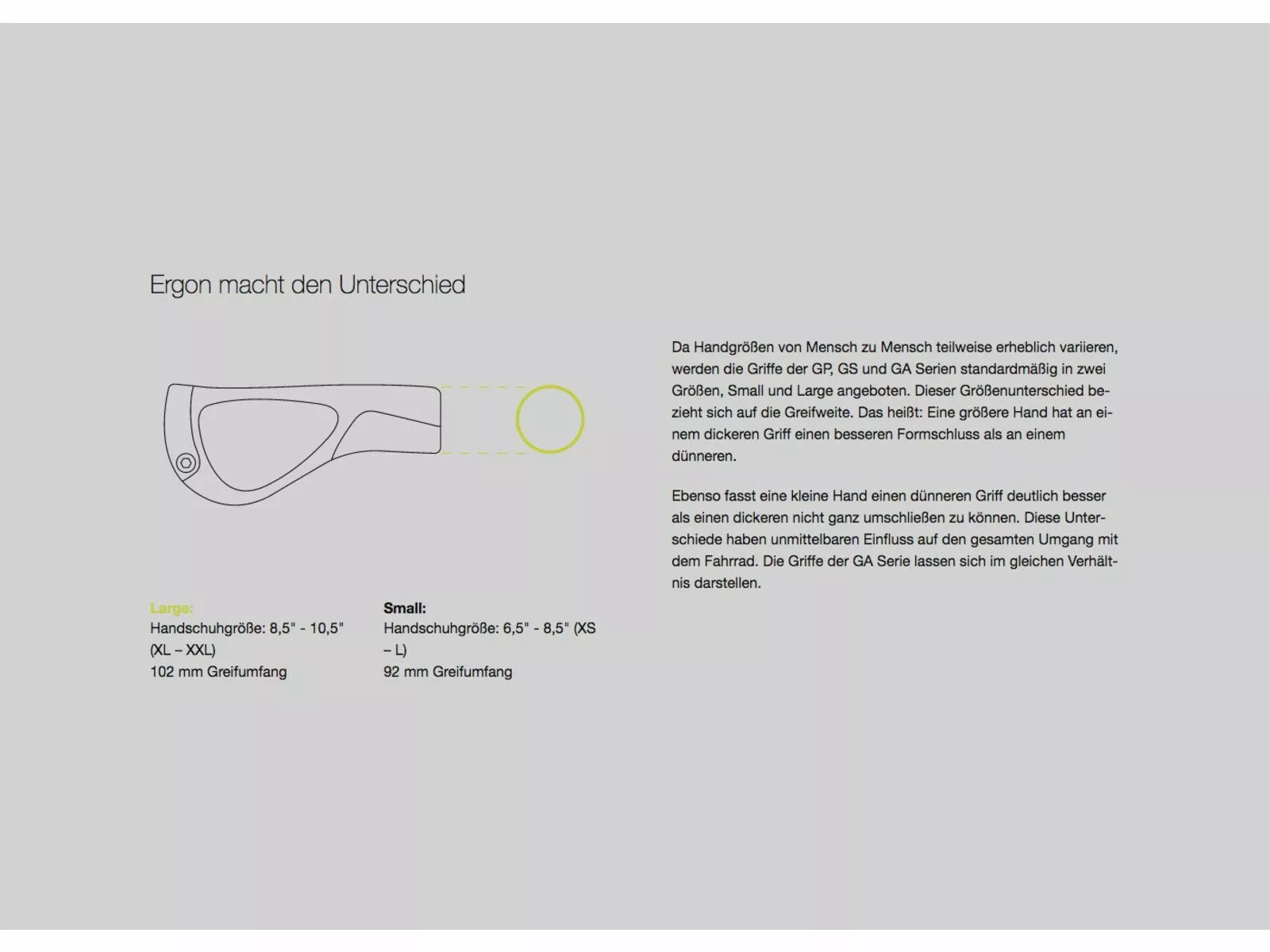 Ergon GS3 Large Mit 3-Finger Barend, Schwarz 7 Ergon GS3 Large Mit 3-Finger Barend, Schwarz – Bild 5