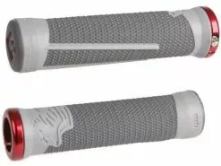 ODI AG-2 Lock-On 2.1 Grips Aaron Gwin Signature, Graphite/red
