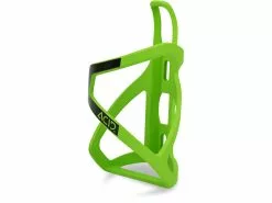 Cube Acid Flaschenhalter HPP Left-Hand Sidecage, Matt Green´n´glossy Black