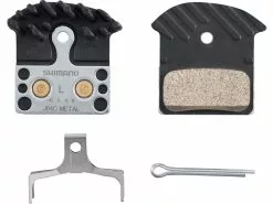 Shimano J04C-MF Metall Scheibenbremsbelag Mit Kühllamellen