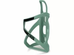 Cube Acid Flaschenhalter HPP Left-Hand Sidecage, Matt Green´n´glossy Black