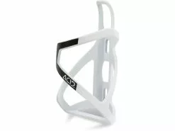 Cube Acid Flaschenhalter HPP Left-Hand Sidecage, Matt White´n´glossy Black