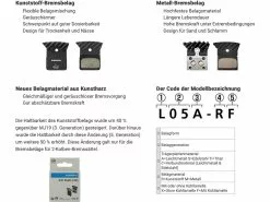 Shimano B05S-RX Kunstharz Scheibenbremsbelag -Günstiges Fahrradgriffe Geschäft dd210402 1203 409b 9a16 c39f57058cdc 5